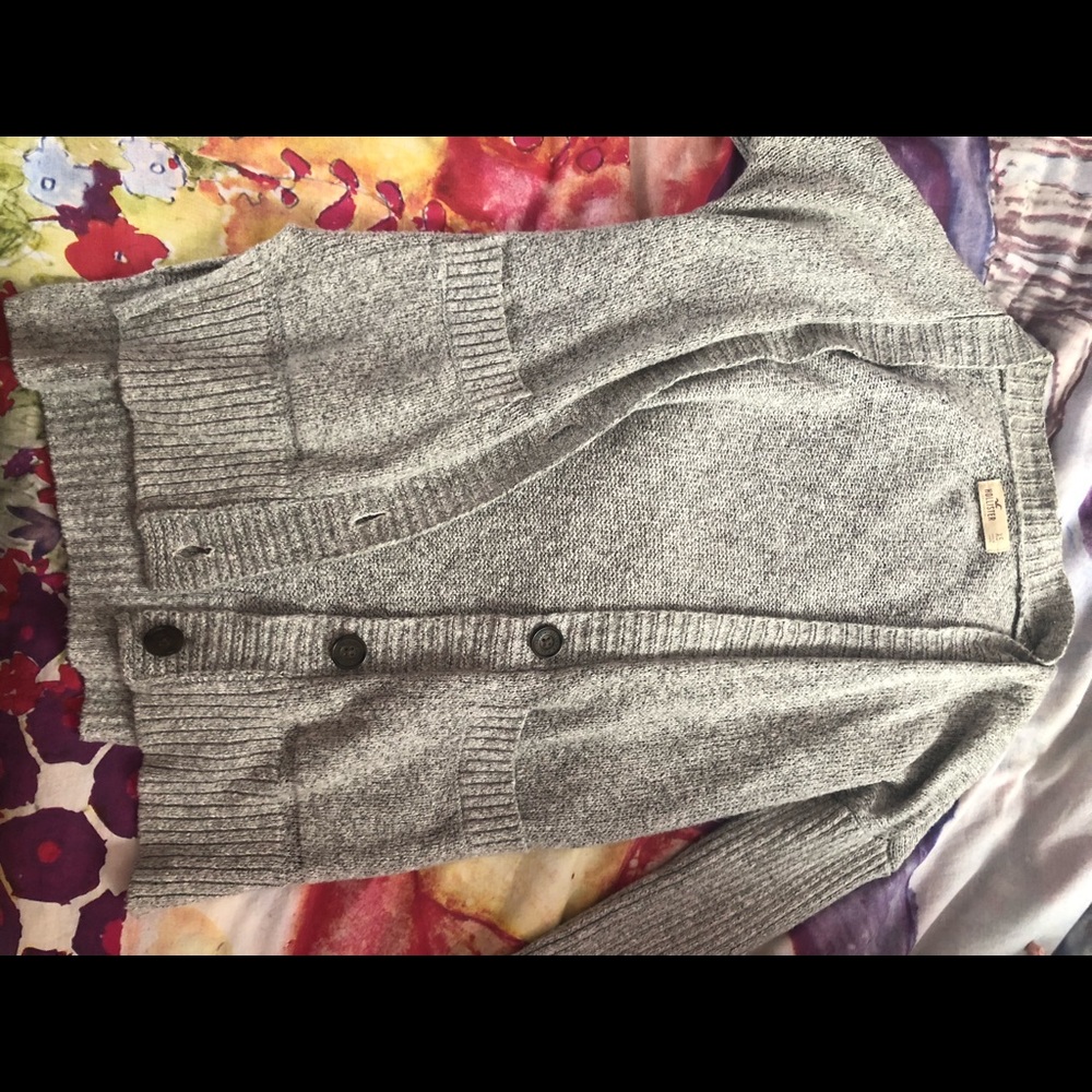 Hollister Gray Cardigan